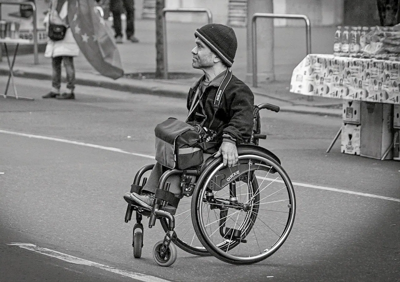 wheelchair, disabled, budapest, demonstration, demonstrator, handicapped, disability, accessibility, mobility, health, paraplegic, handicap, assistance, injured, wheelchair, wheelc