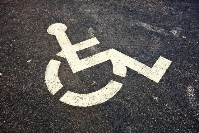 wheelchair, pictogram, invalid, handicapped, parking, parking section, accessibility, facility, vehicle, transportation, gray park, wheelchair, wheelchair, wheelchair, wheelchair, 