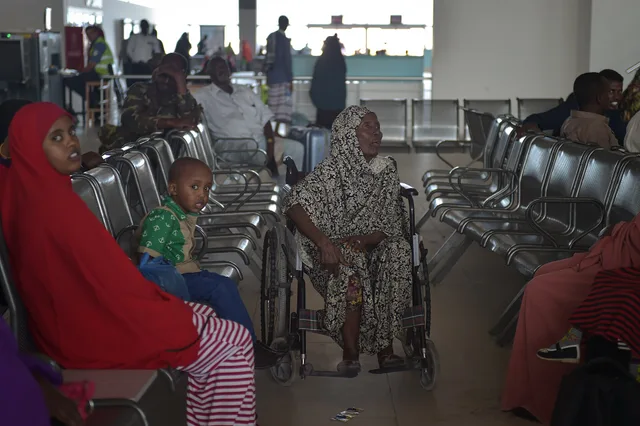 A woman sits in her wheelchair in the departures terminal of Mogadishu's Aden Adde International Airport in Somalia on April 19. After an explosion ripped a hole in the side of a Daalo Airline's airplane in February of 2016, security at Aden Adde International Airport has been drastically revamped i. Wheelchair-Accessible Travel: Planning a Flight in the U.S.