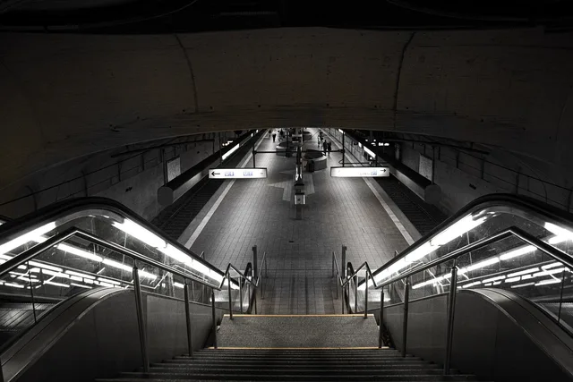 train, subway, escalator, building, train station, tunnel, architecture, city, ramp, subway system, indoor, terminal, ceiling, vehicle, transport, metal, transportation, airport, train, train station, airport, airport, airport, airport, airport. What the ADA requires at hotels, attractions and transit in the U.S