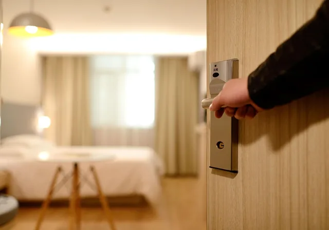 hotel, room, new product, door, entrance, welcome, hotel, hotel, hotel, hotel, hotel. Confirming an accessible U.S. hotel room before you travel